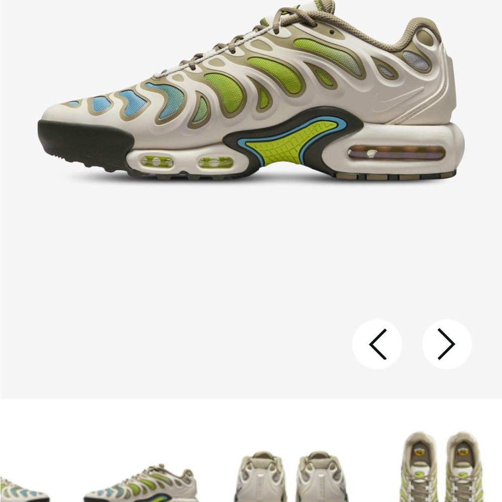 Nike Air Max Plus Sneakers in Green and Blue Brand New.